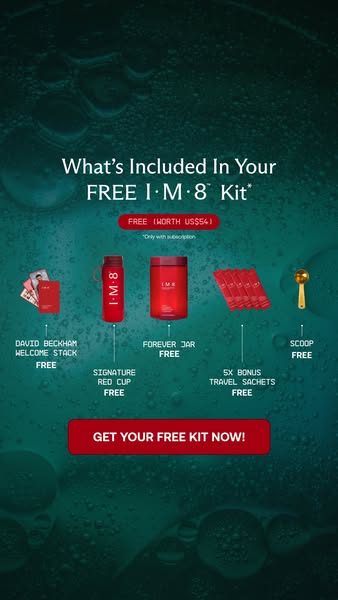 IM8 ad: Free IM8 Welcome Kit With Subscription