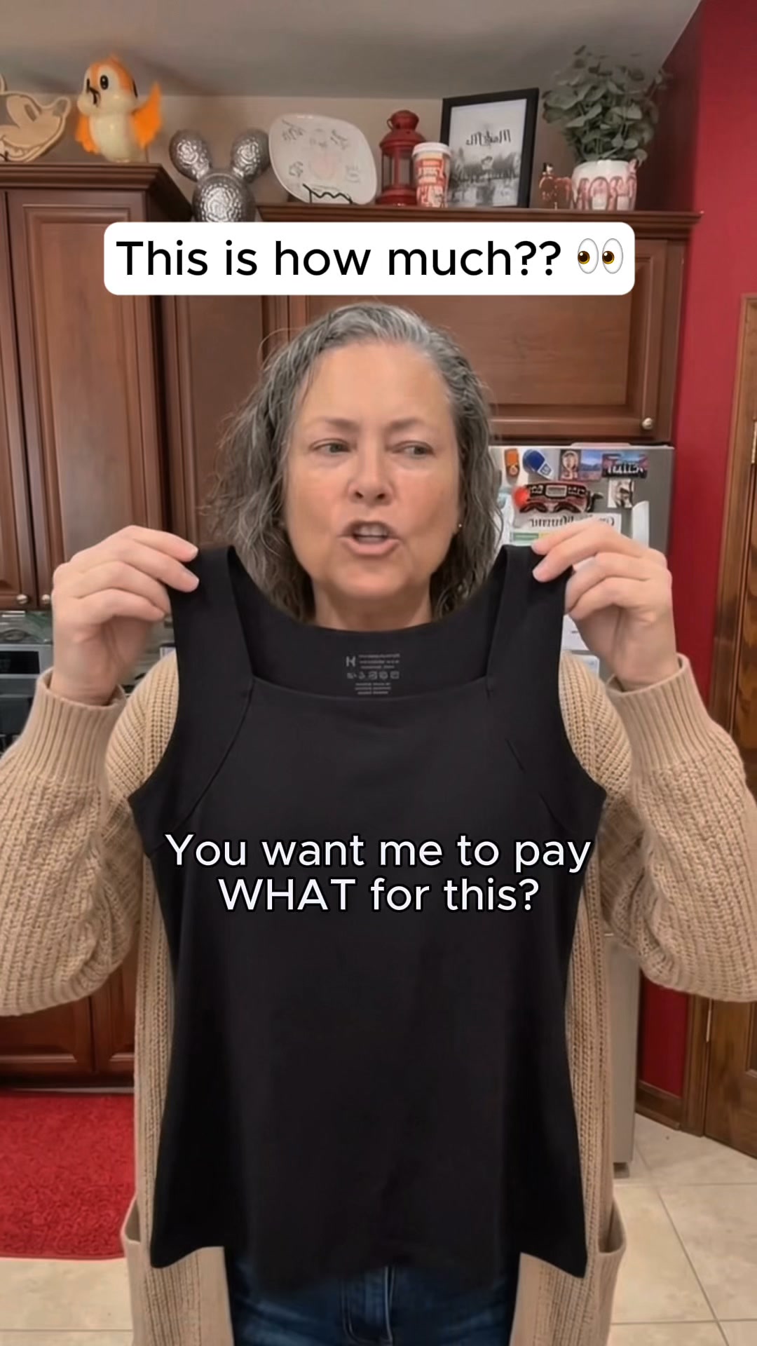 Maggie's Tanks ad: Buy 2 Get 1 Free On The Built-In Bra Tank.