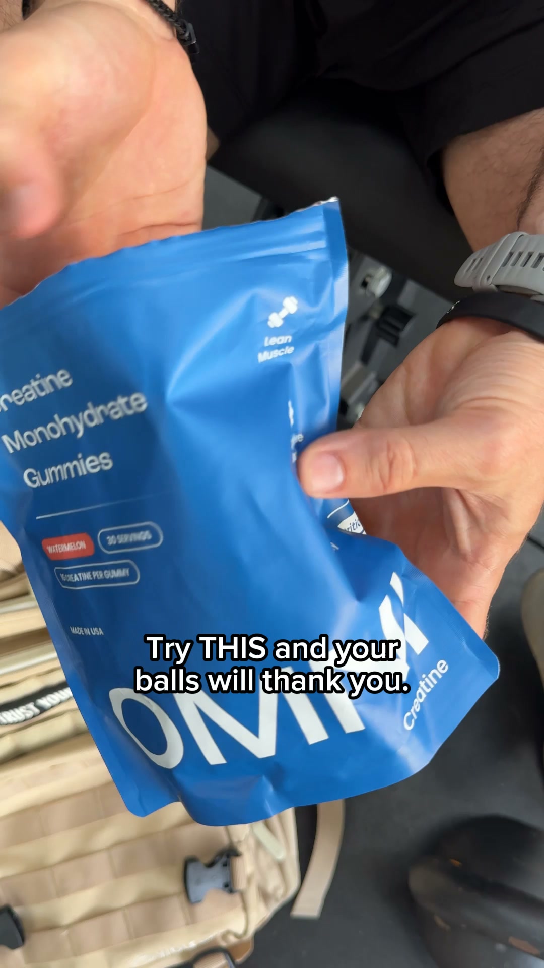 OMNI Longevity ad: Creatine Made Delicious 🍉 🍑