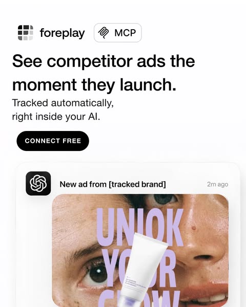 foreplay.co ad: Make ads that actually convert