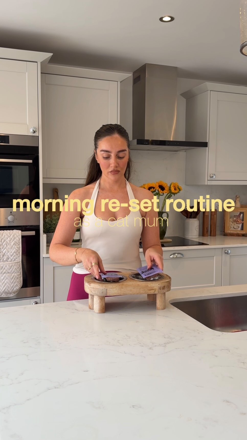 KatKin ad: Ad | A morning reset… cat mum edition 🐱🧺☕️ Because somehow having two cats means there is ALWAYS something to do - fresh food, clean bowls