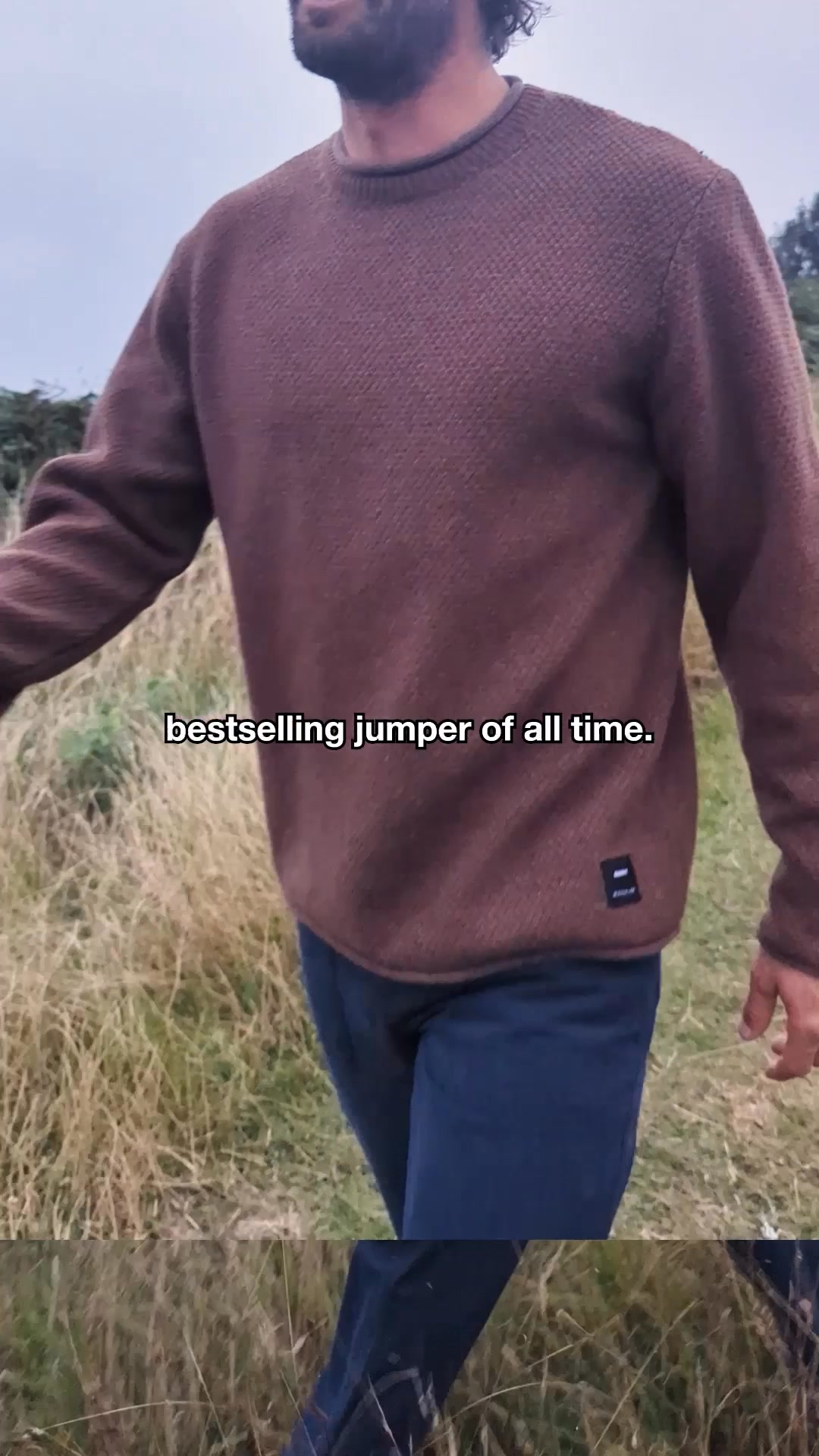 Finisterre ad: Our Bestselling Knitwear