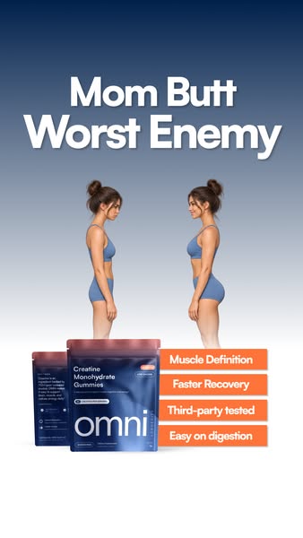 OMNI Longevity ad: Creatine Made Delicious 🍉 🍑