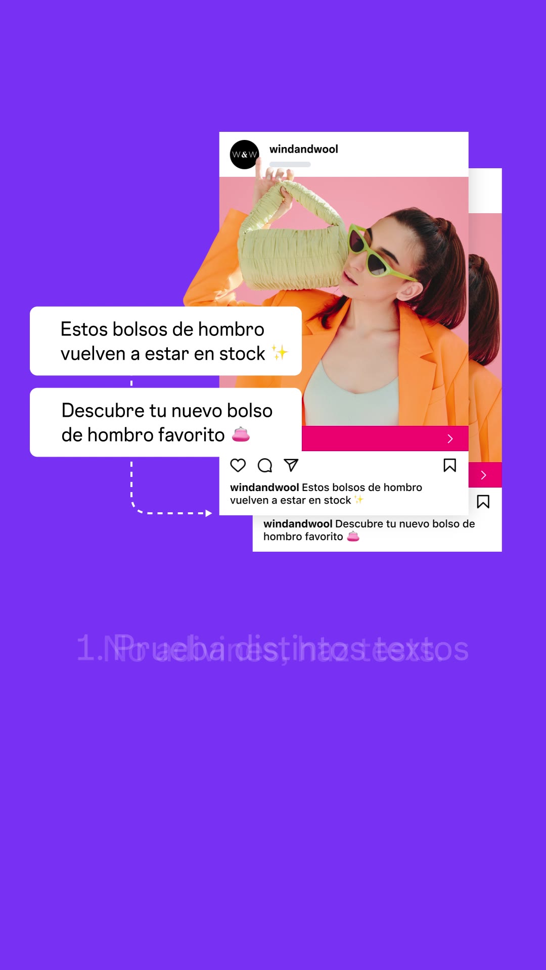 Instagram for Business ad: Aplica tácticas de eficacia demostrada.