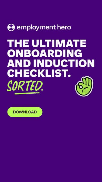 Employment Hero ad: [Free Download] Onboarding & Induction Checklist ✔️