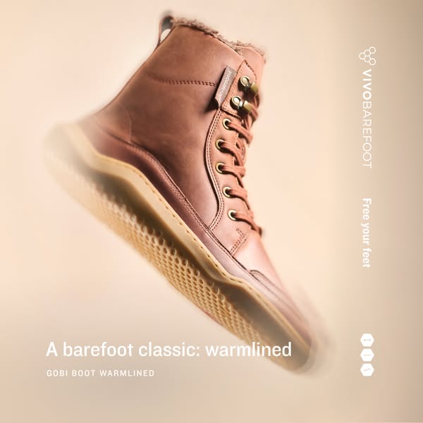 Vivobarefoot ad: A barefoot classic warmlined