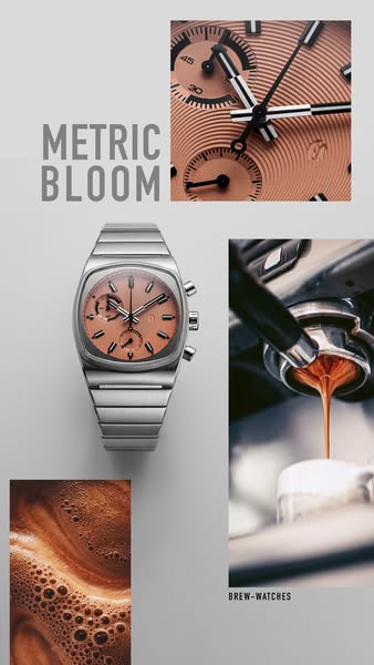 Brew ad: 1970s Style Watch Design