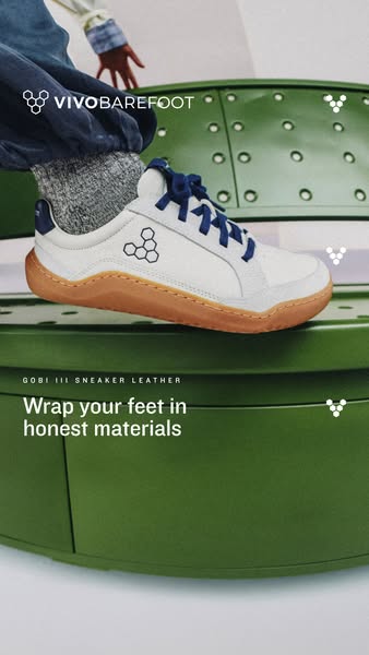 Vivobarefoot ad: Wrap your feet in honesty