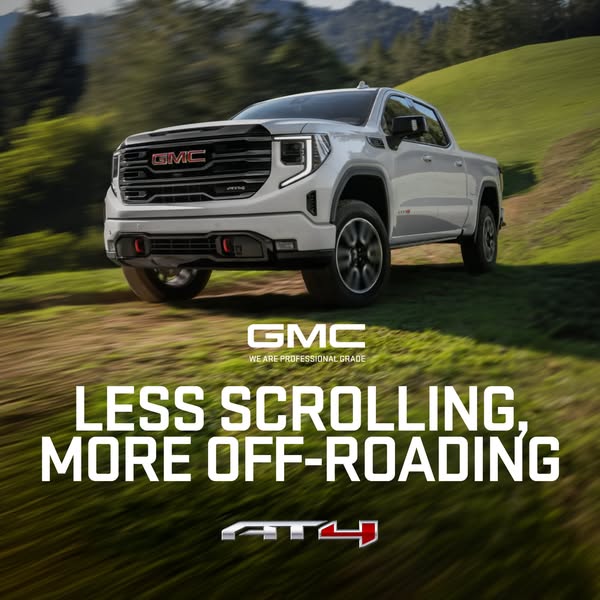 GMC ad: The Sierra 1500 AT4