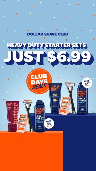Dollar Shave Club ad: Take 50% Off All Electrics
