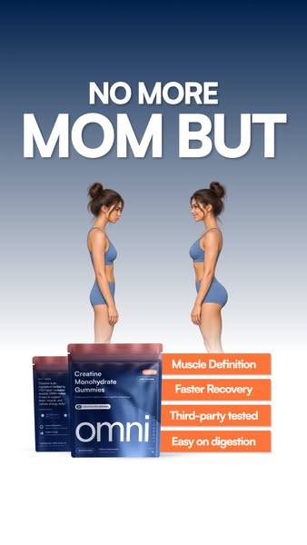 OMNI Longevity ad: Creatine Made Delicious 🍉 🍑