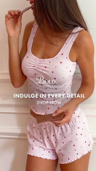 Boux Avenue ad: Why wait for someone else to buy you roses when you can gift yourself this set?