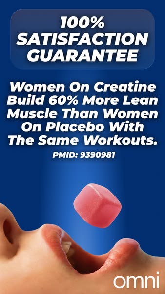 OMNI Longevity ad: Real Creatine - 43% OFF TODAY 👉