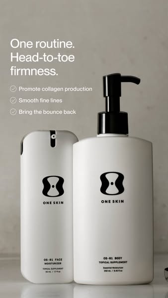 OneSkin ad: Double up on healthier skin