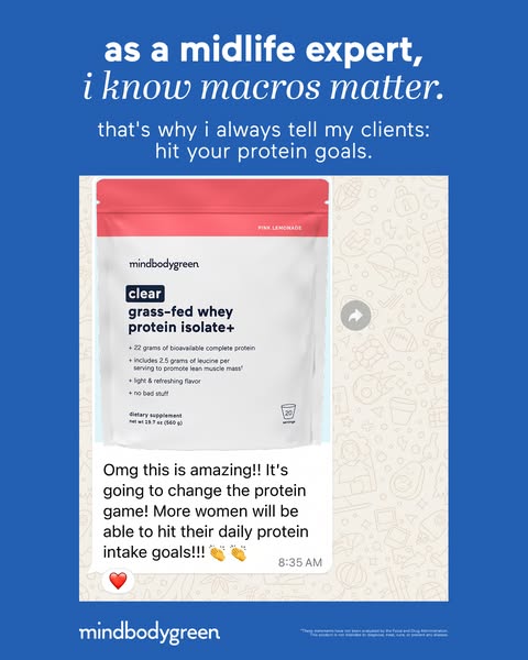 mindbodygreen ad: Meet your new favorite way to hit your protein goals:*