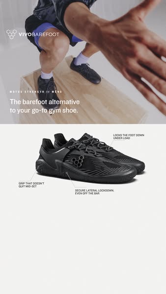 Vivobarefoot ad: Try them for 100 days