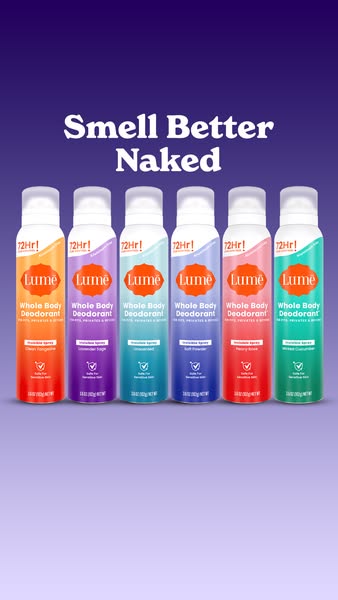 Lume Deodorant ad: Save over 50% + 2 FREE Items