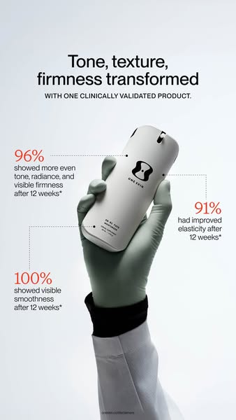 OneSkin ad: The moisturizer your routine is missing