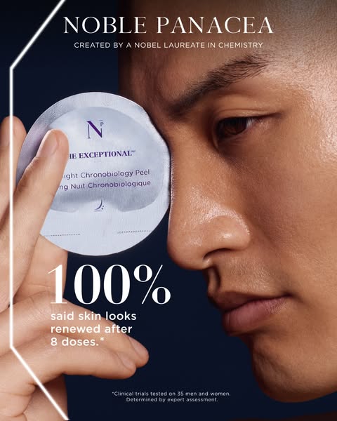 NOBLE PANACEA ad: Wake Up to Radiant Skin