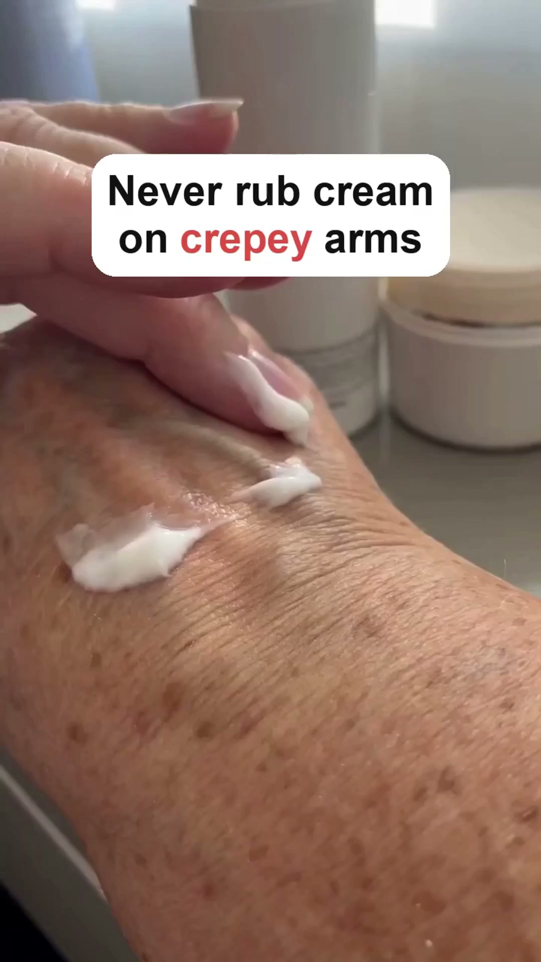 Miami MD ad: The real reason your crepey skin won't stay smooth.
