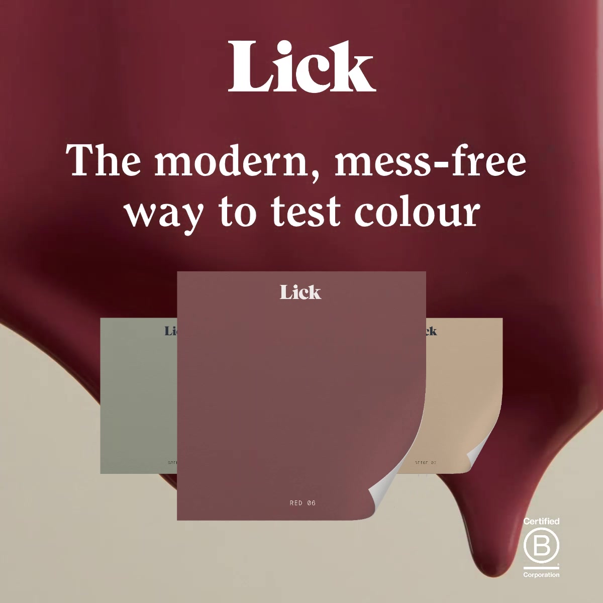 Lick ad: Start with a sample