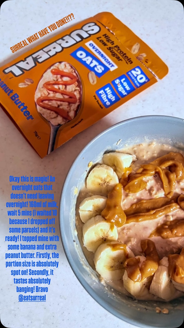 Surreal ad: It’s the peanut butter one for me 😮‍💨🥜🤌🏼 @eat_surreal