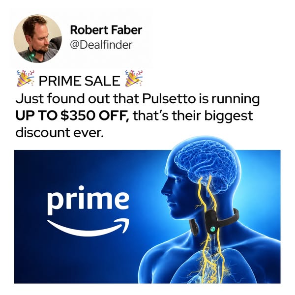 Pulsetto ad: PRIME DAY SALE - Up to $350 OFF TODAY!