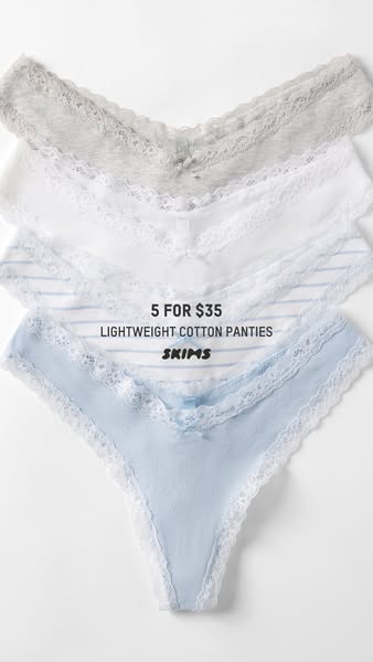 SKIMS ad: SKIMS Lightweight Cotton