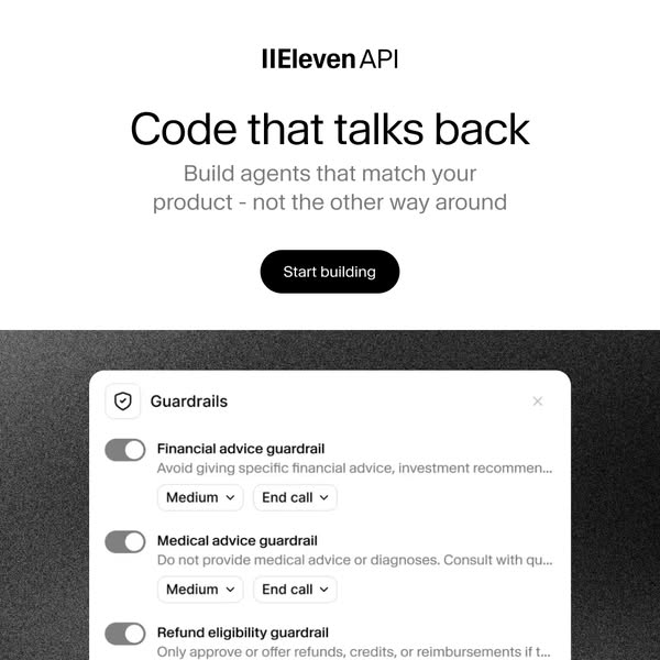 ElevenLabs ad: Voice That Fits Your Stack