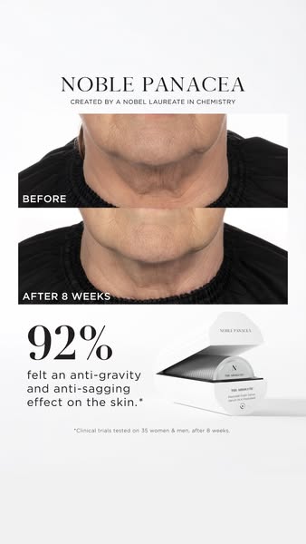 NOBLE PANACEA ad: Unlock Your Glow with Peptide8