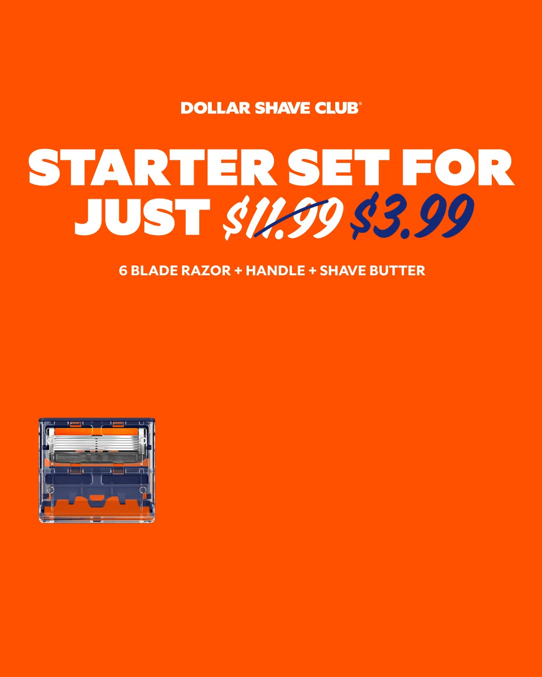 Dollar Shave Club ad: Our Bundle. Your Joy.
