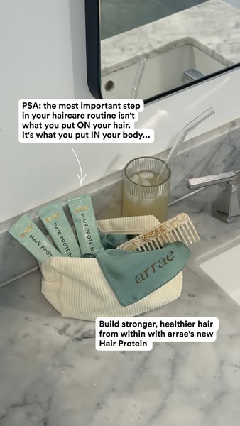 Arrae ad: Sip Your Haircare