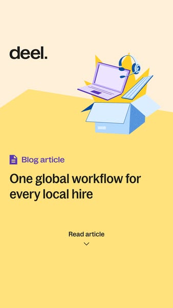 Deel ad: Streamline IT for every employee lifecycle