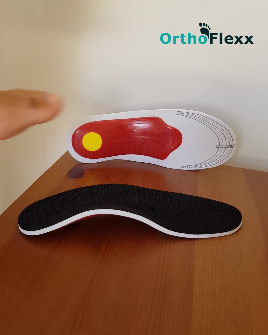 OrthoFlexx ad: Arch Support That Doesn't Collapse