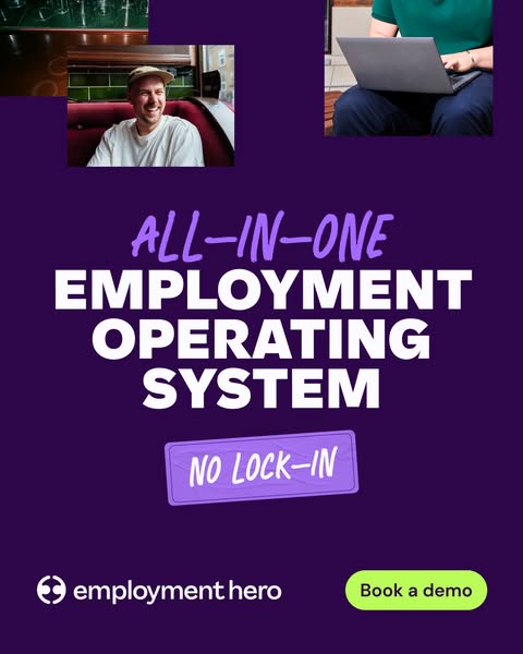 Employment Hero ad: Save time on payroll. Book a demo.