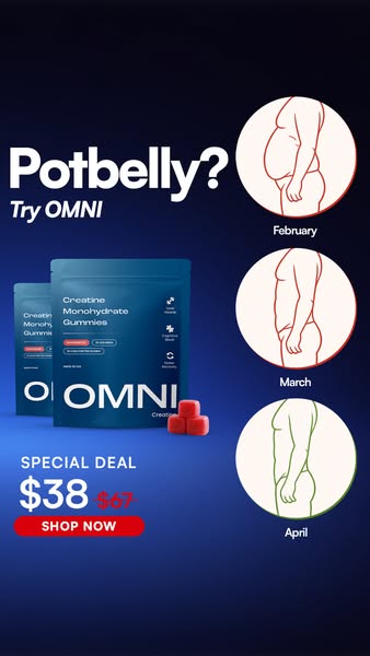 OMNI Longevity ad: Creatine Made Delicious 🍉