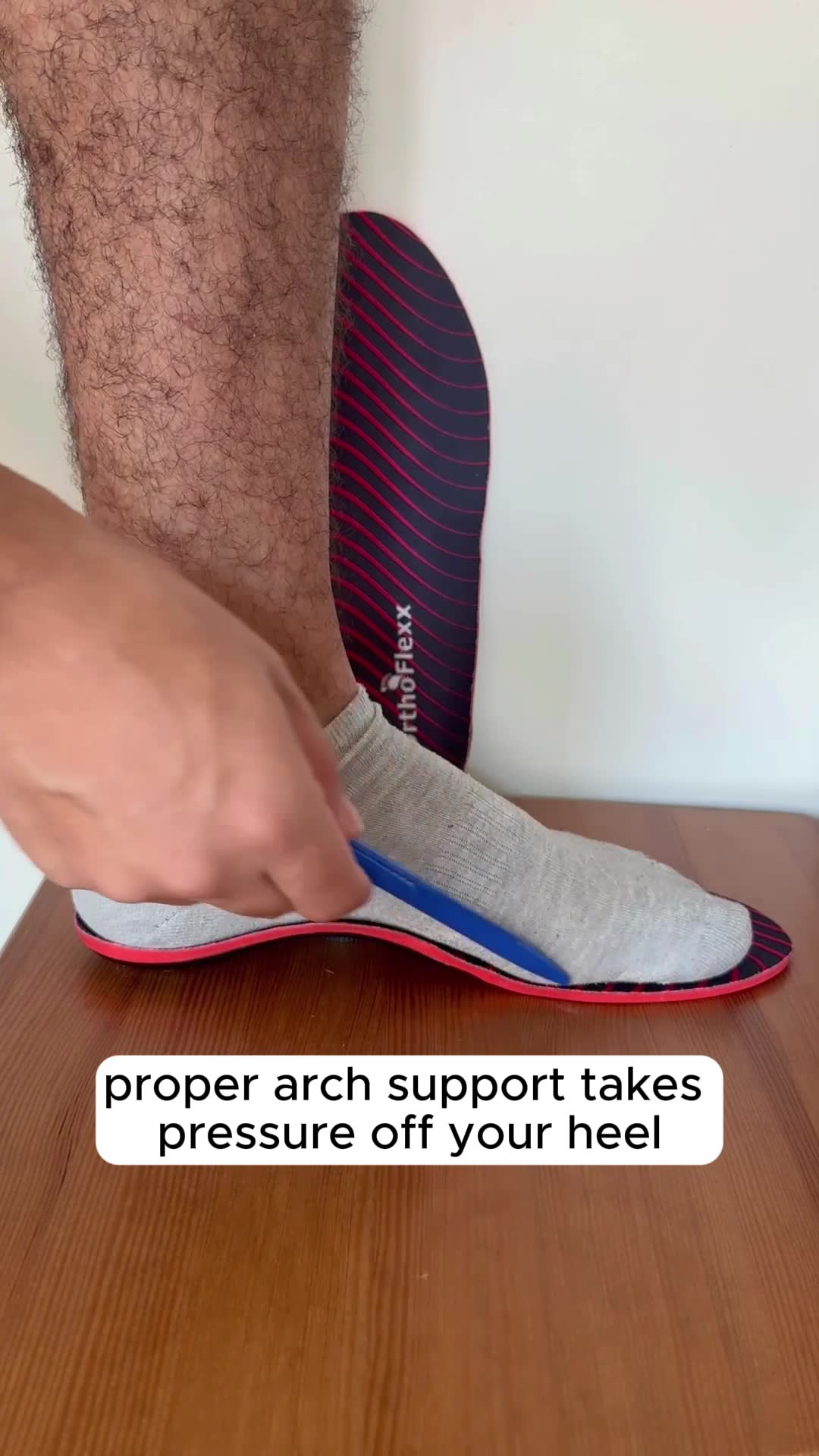 OrthoFlexx ad: Arch Support That Doesn't Collapse