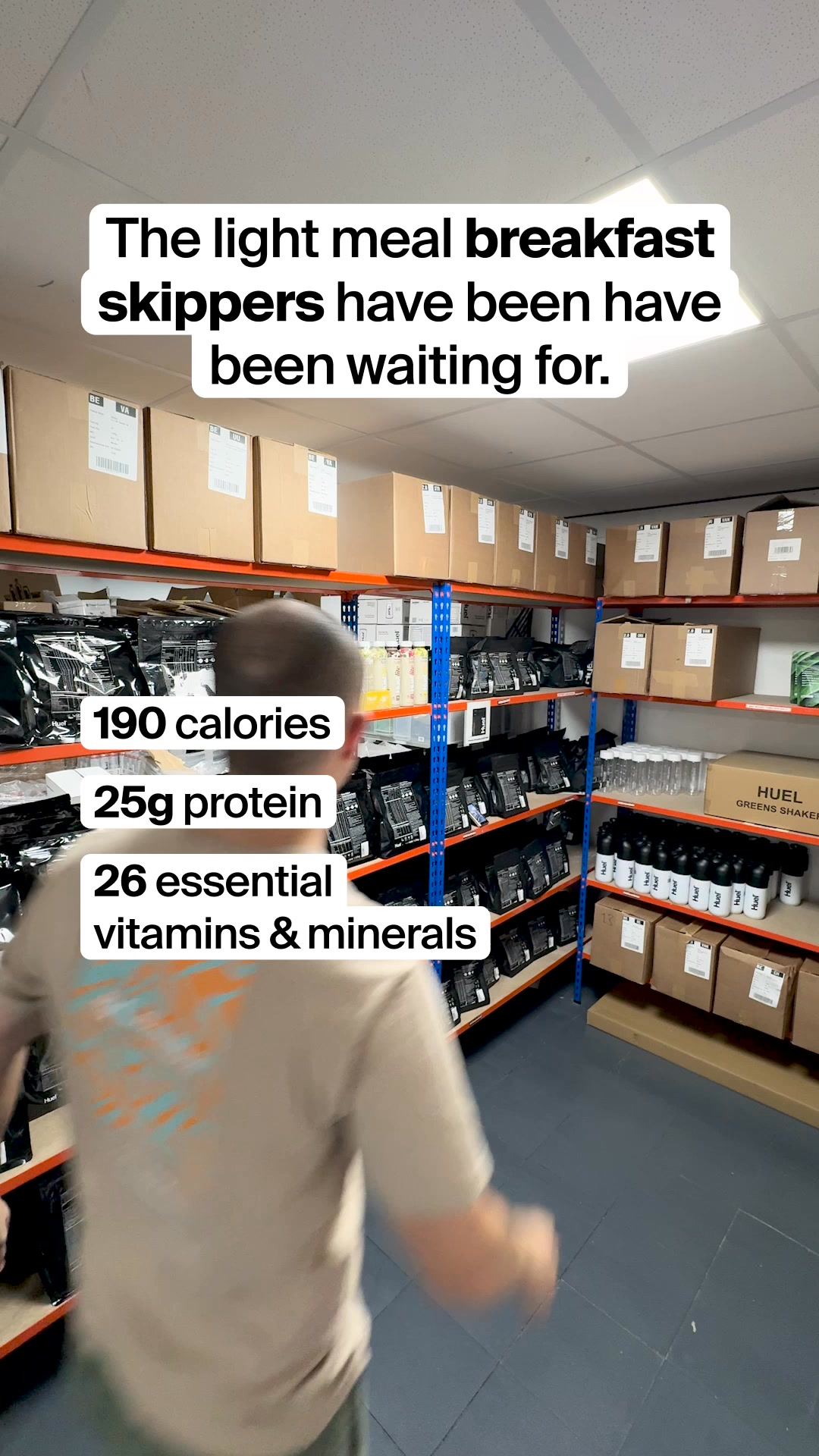 Huel ad: Breakfast Sorted