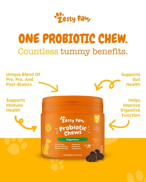 Zesty Paws UK ad: Happy Belly, Happy Pup