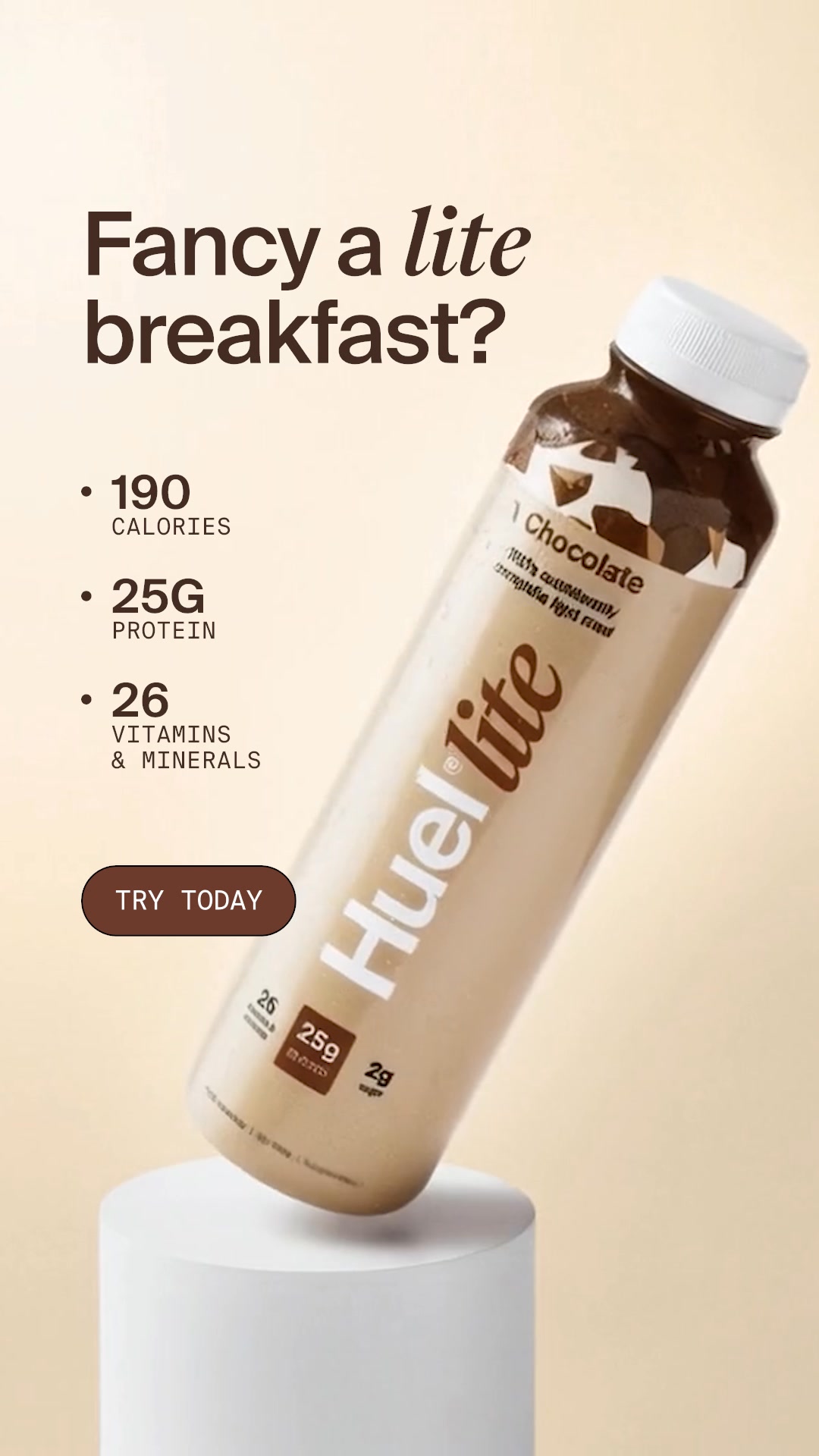 Huel ad: Fuel that fits your routine