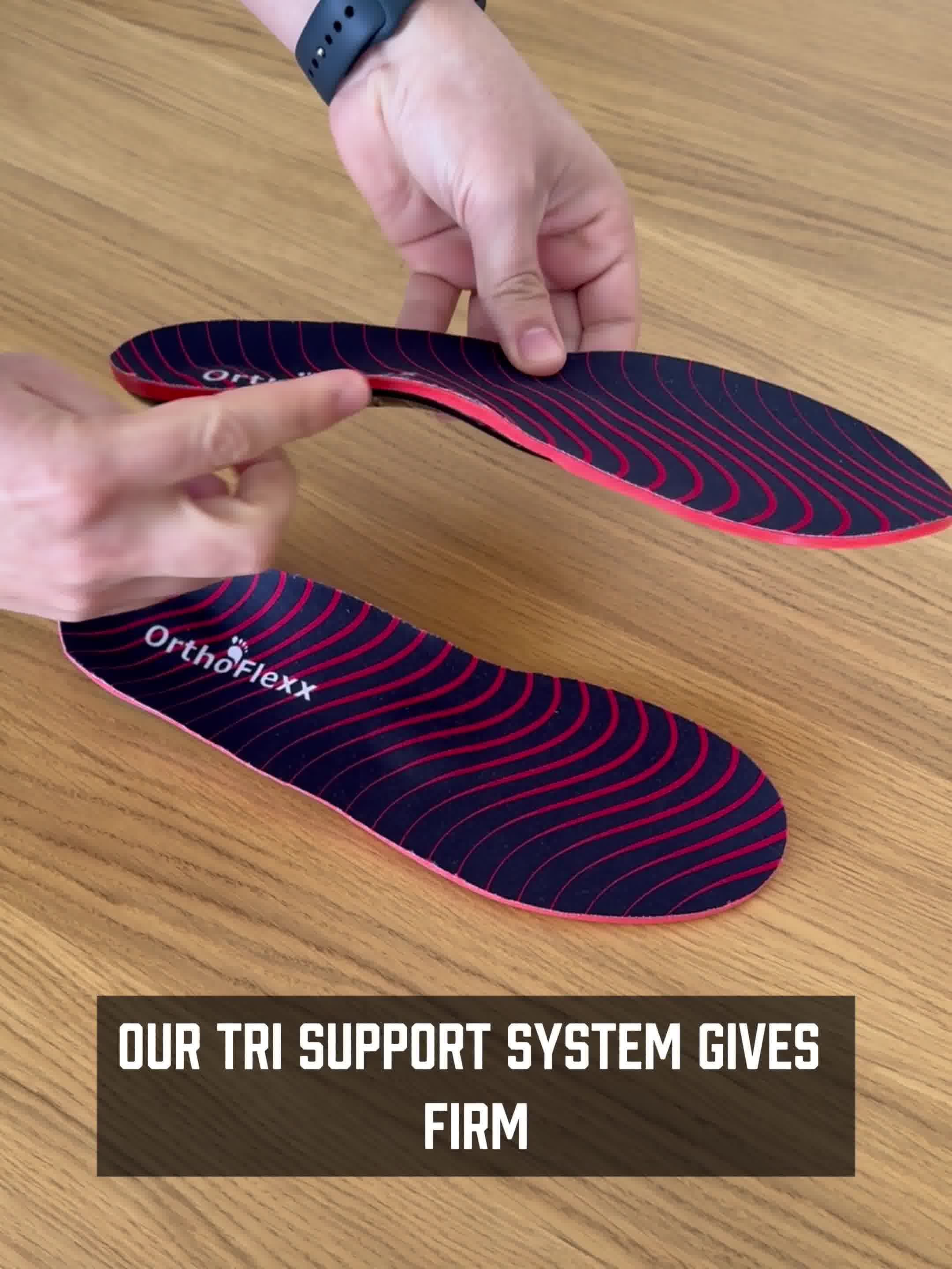 OrthoFlexx ad: Arch Support That Doesn't Collapse