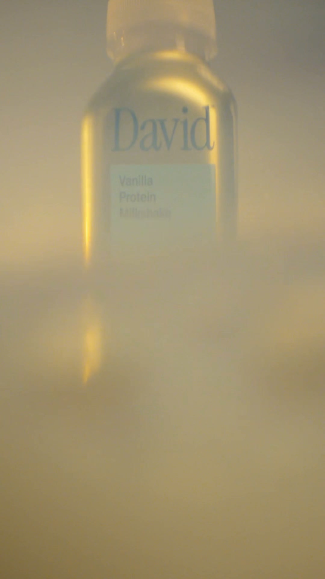 David Protein ad: A chocolate milkshake worth savoring. Velvety and satisfying down to the last sip.