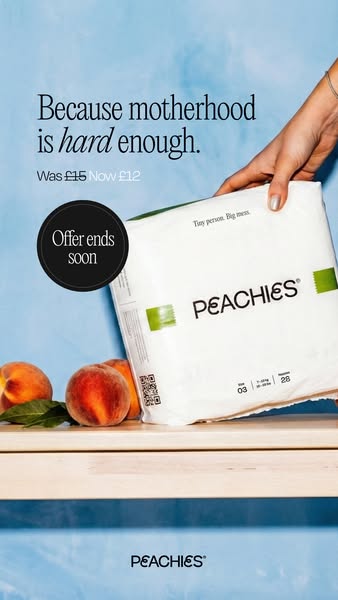 Peachies ad: Get Your Trial Pack For £12