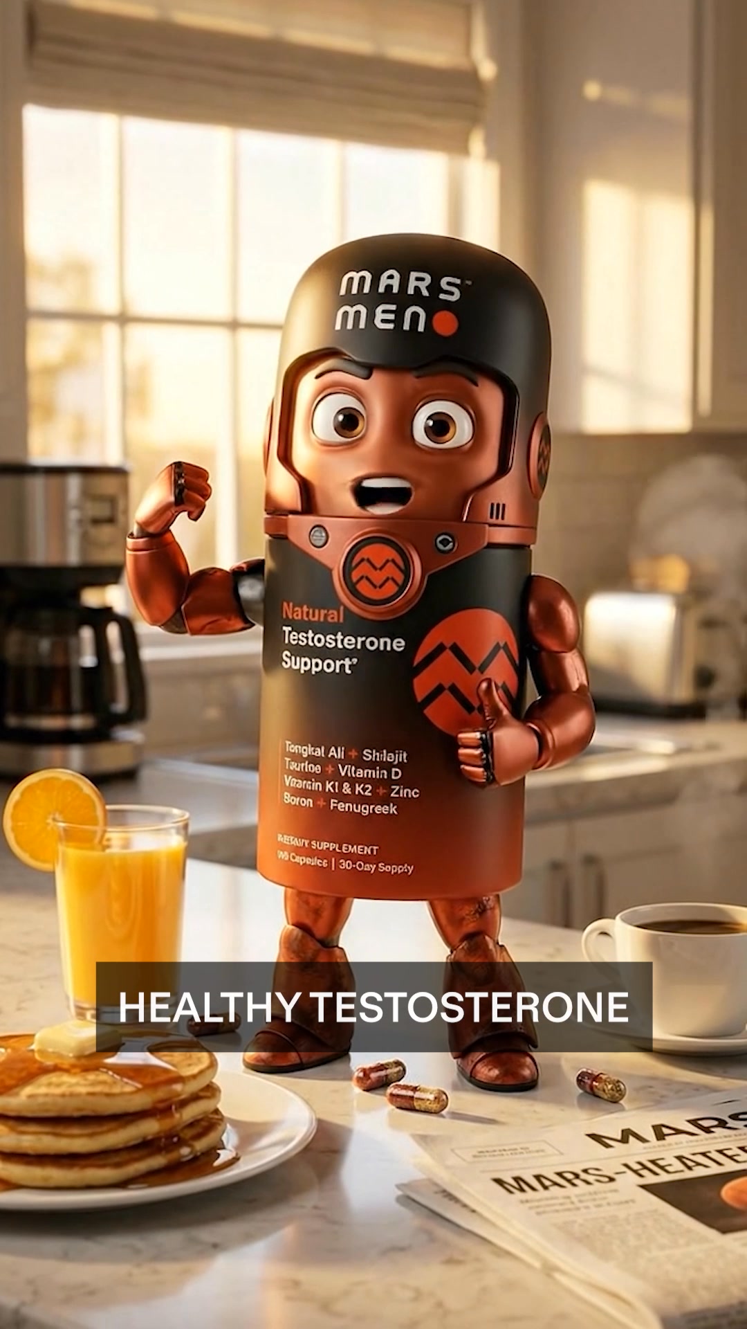 Mars Men ad: The Stress Hormone Stealing Your T