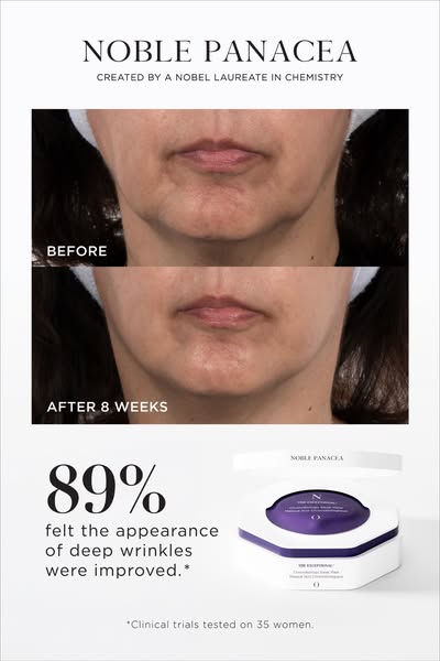 NOBLE PANACEA ad: Unlock Radiant Skin While You Sleep
