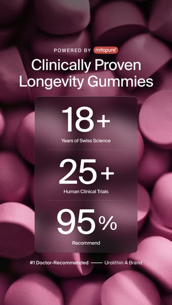 Timeline Longevity ad: Save 20% On Mitopure®