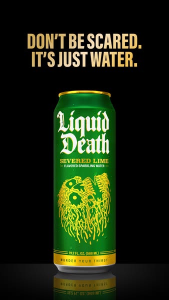 Liquid Death ad: Your Thirst Doesn’t Want You To See This