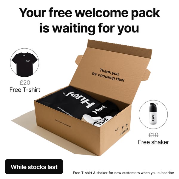 Huel ad: The ultimate high protein meal