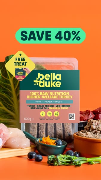 Bella+Duke ad: Bella+Duke raw dog food