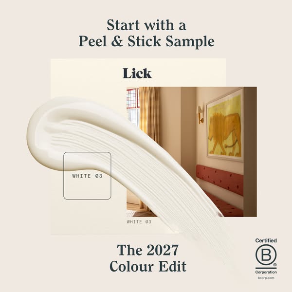 Lick ad: Start with a sample